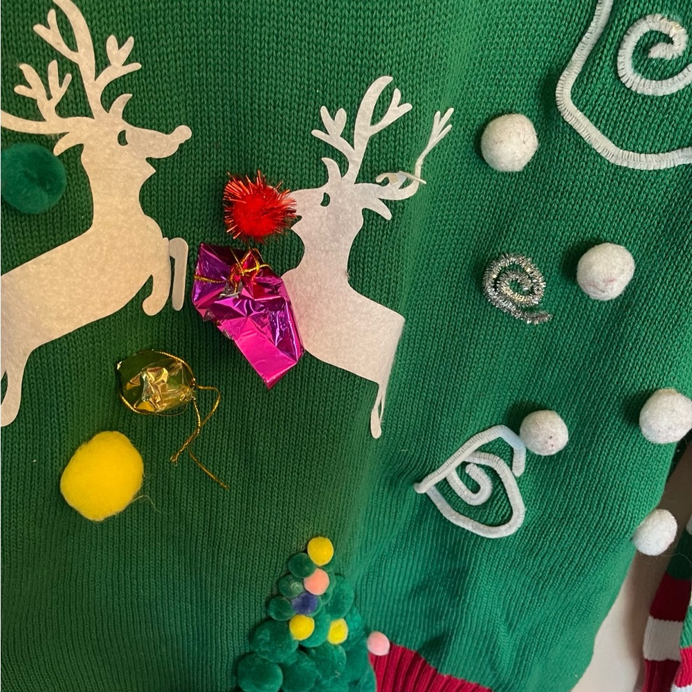 Vintage ugly sweater size XL - Picture 5 of 8